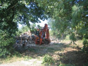 demolizione di una baracca studio tecnico d'ingegneria Civile Vaglini Pisa