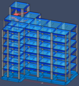 Modello Strutturale Iperpace studio tecnico d'ingegneria Vaglini Pisa